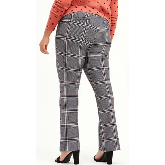 TORRID Trouser Bootcut Luxe Ponte Gray Pants - Picture 2 of 5